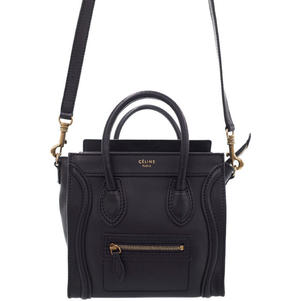 Celine Luggage Shopper Leather Shoulder Bag